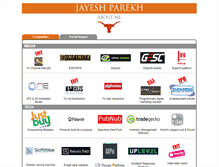 Tablet Screenshot of jayeshparekh.com